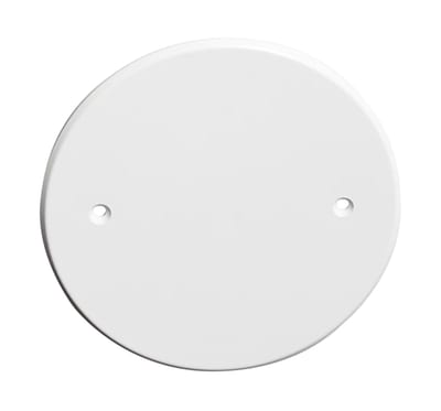 Schneider Electric Surface-Mount Blind Cover 1 Hole Sealed POLAR WHITE