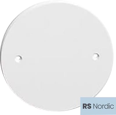 Blanking cover 1-Hole RS PURE WHITE