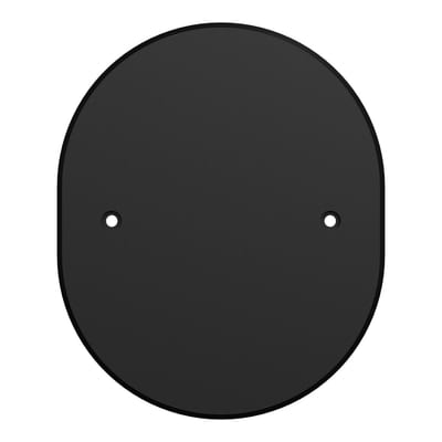 Blanking cover 1,5-Hole RS Black