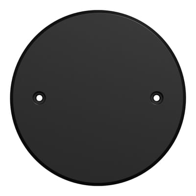 Blanking cover 1-Hole RS Black