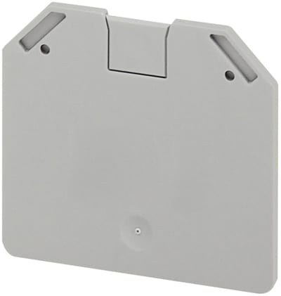 Schneider Electric Linergy TR End Plate for NSYTRV162 Terminal Block, Grey