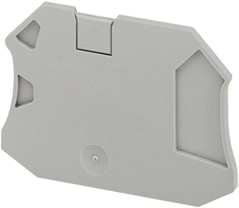Schneider Electric Linergy TR End Plate for NSYTRV43 Terminal Block, Grey (NSYTRAC23)