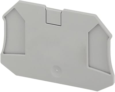 Schneider Electric Linergy TR End Plate for NSYTRV44 Terminal Block, Grey