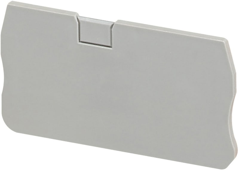 Schneider Electric NSYTRACR42 Linergy TR End Cover for Terminal Block, 4 mm² 2-Point, Grey
