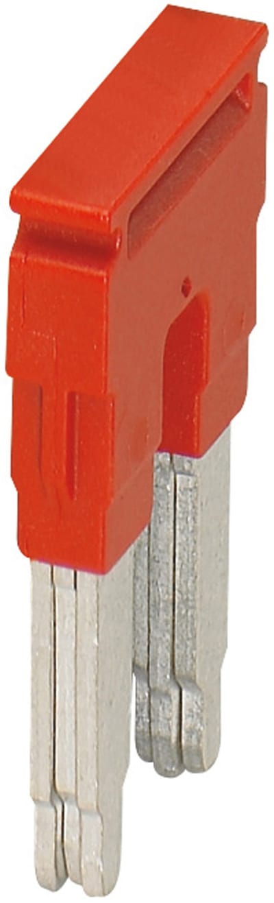 Jumper link 2 pole for 16mm² - red