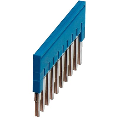 Jumper link 10 pole for 2,5mm² - blue