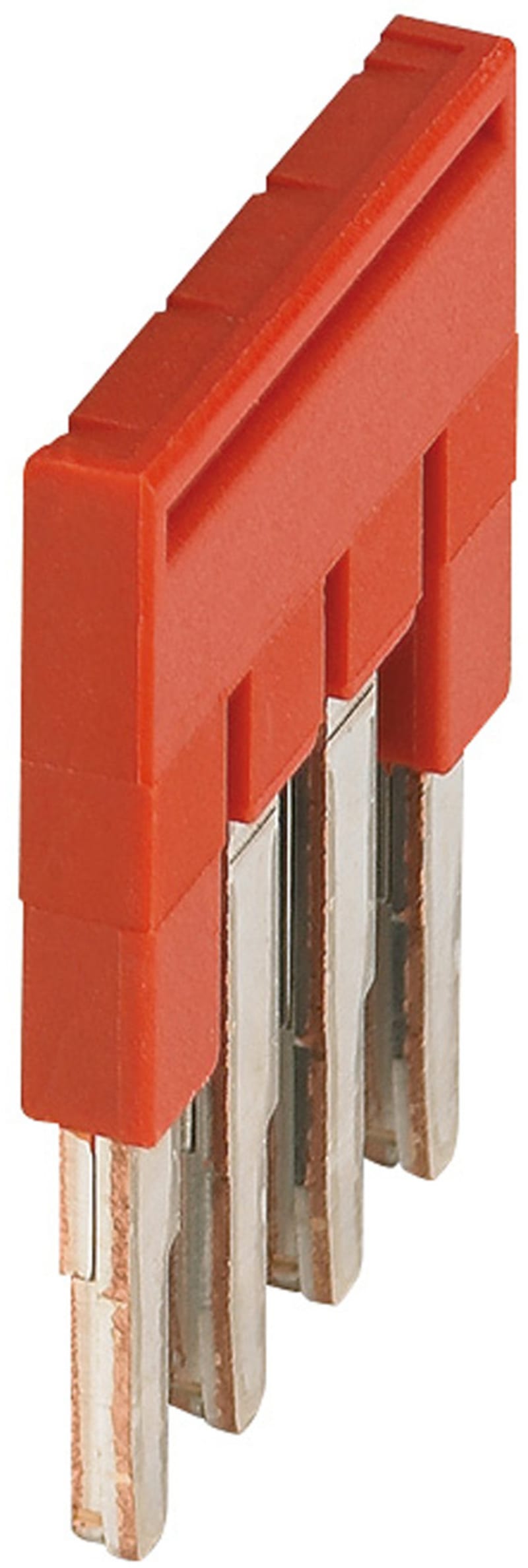 Jumper link 4 pole for 2,5mm² - red (NSYTRAL24)