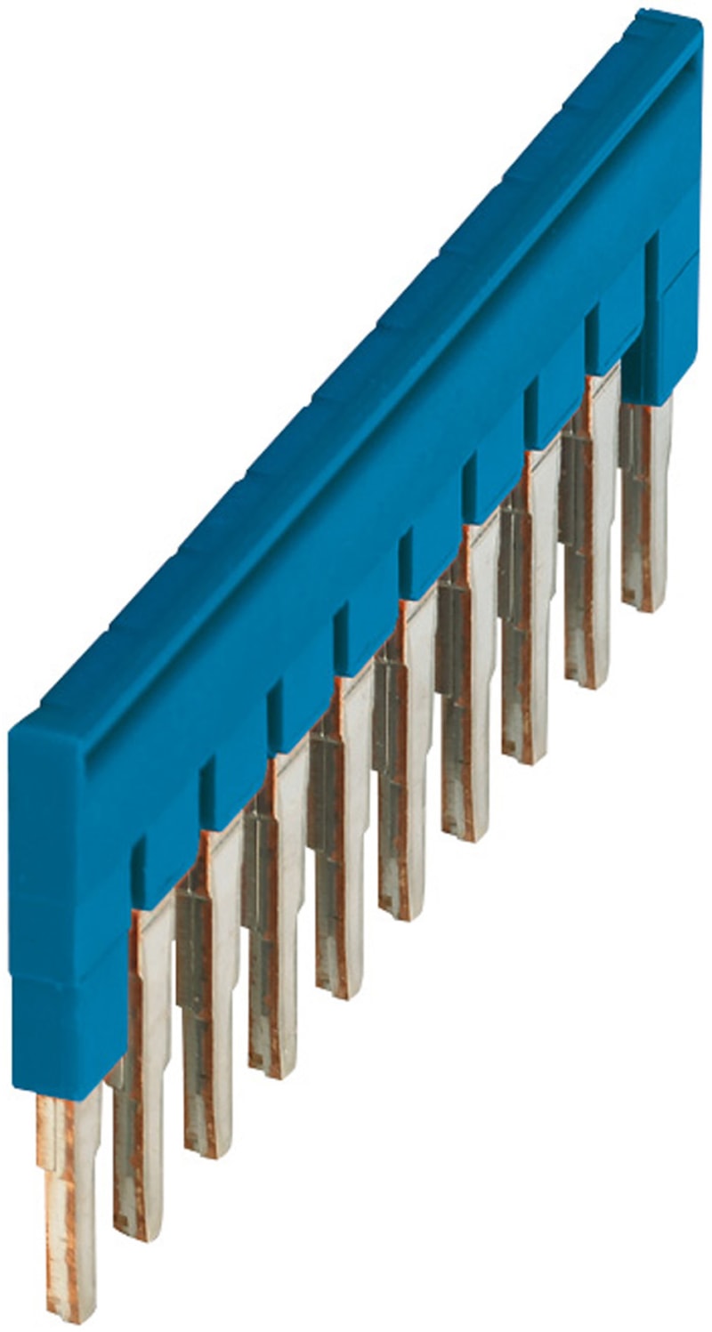 Jumper link 10 pole for 4mm² - blue (NSYTRAL410BL)
