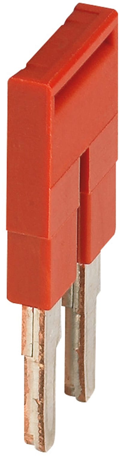 Jumper link 2 pole for 4mm² - red