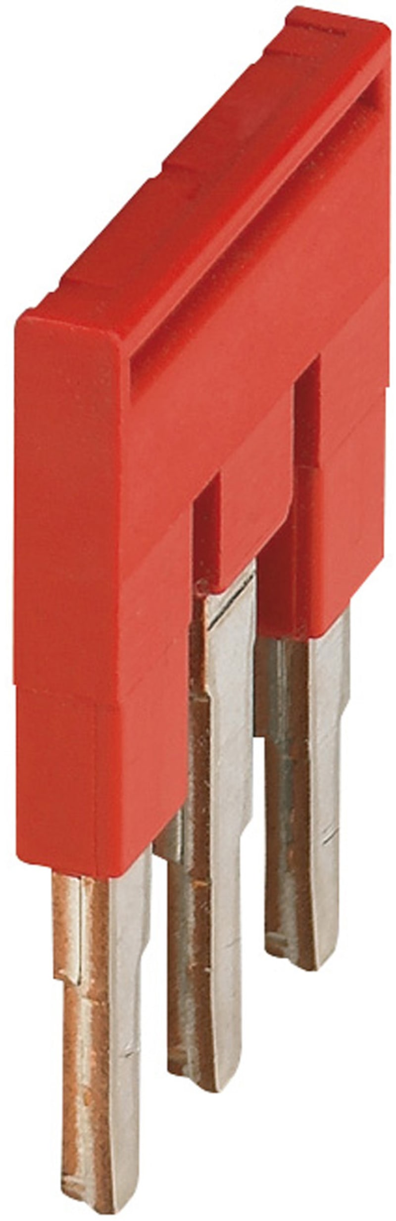Jumper link 3 pole for 4mm² - red (NSYTRAL43)