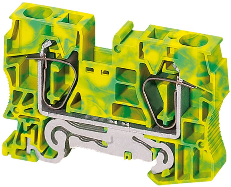 Terminal block, spring 16mm² PE 2P (NSYTRR162PE)