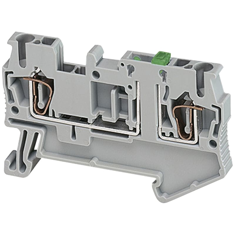 Schneider Electric NSYTRR22SC Linergy TR Blade Disconnect Terminal 2.5 mm² Grey 2P
