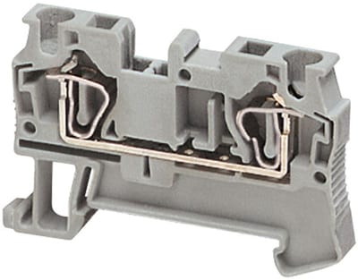 Terminal block, spring 4mm² blue 2P