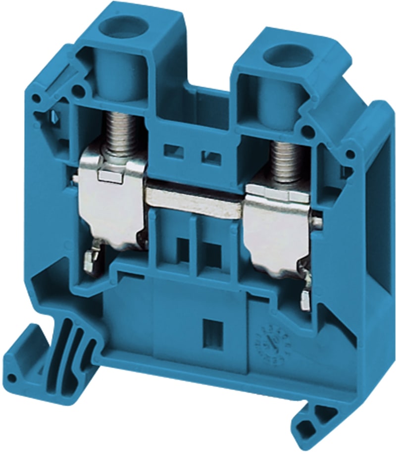 DIN-rail terminal 16mm² blue 2P (NSYTRV162BL)