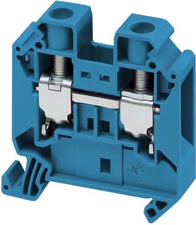 DIN-rail terminal 16mm² blue 2P