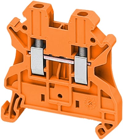 DIN-rail terminal 2,5mm² orange 2P