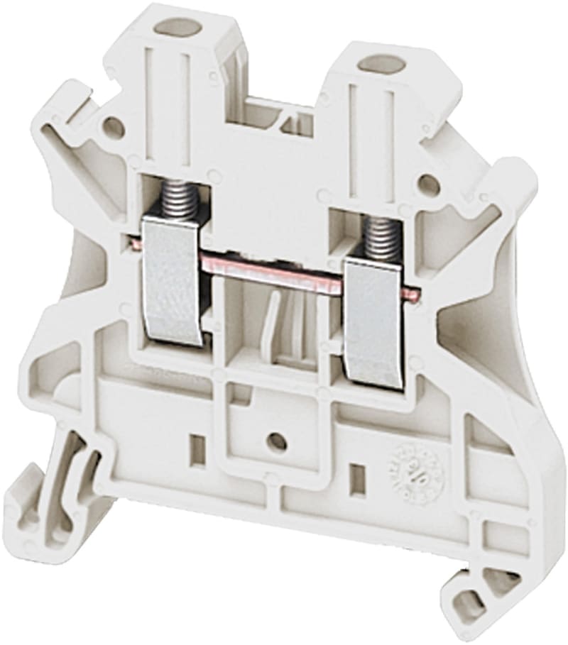 DIN-rail terminal 2,5mm² white 2P (NSYTRV22WH)