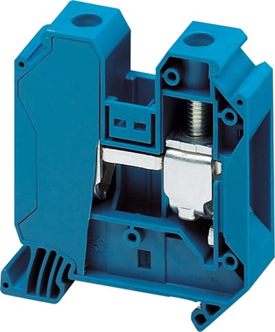 DIN-rail terminal 35mm² blue 2P
