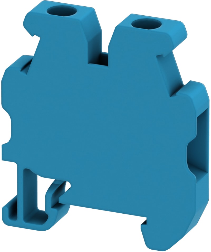 DIN-rail terminal mini 4mm² blue 2P (NSYTRV42MBL)