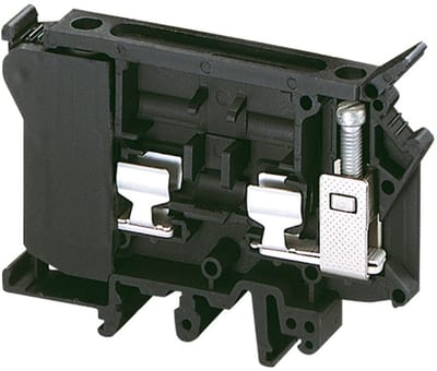 Fuse terminal, 6,3X32 16mm² black
