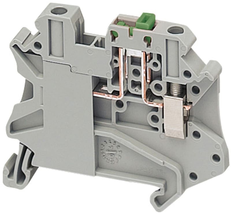 DIN-rail terminal knife 4mm² orang 2P (NSYTRV42STAR)