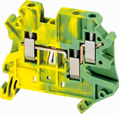 DIN-rail terminal 4mm² PE 3P