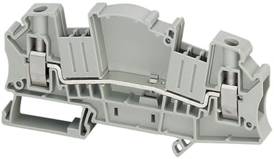 DIN-rail terminal measurement 6mm² GREY2P