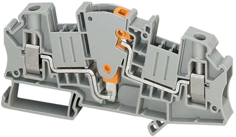 Schneider Electric NSYTRV62TTD Linergy TR Blade-Disconnect Terminal Block 6 mm² 2P
