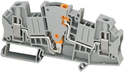 Schneider Electric NSYTRV62TTD Linergy TR Blade-Disconnect Terminal Block 6 mm² 2P