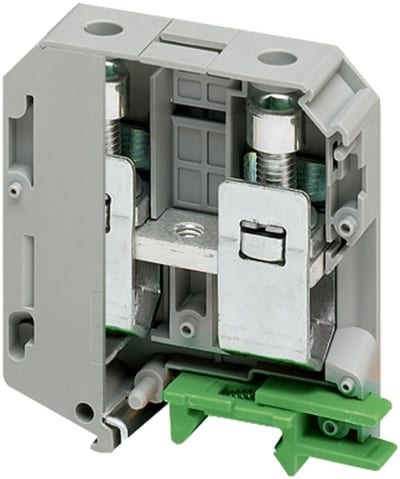 DIN-rail terminal 70mm² grey 2P