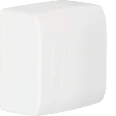 Hager Systemer End Piece ATEHA 12x20mm ABS White