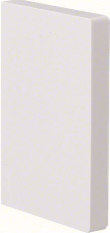 Tehalit End Piece for BRP 100mm Trunking White