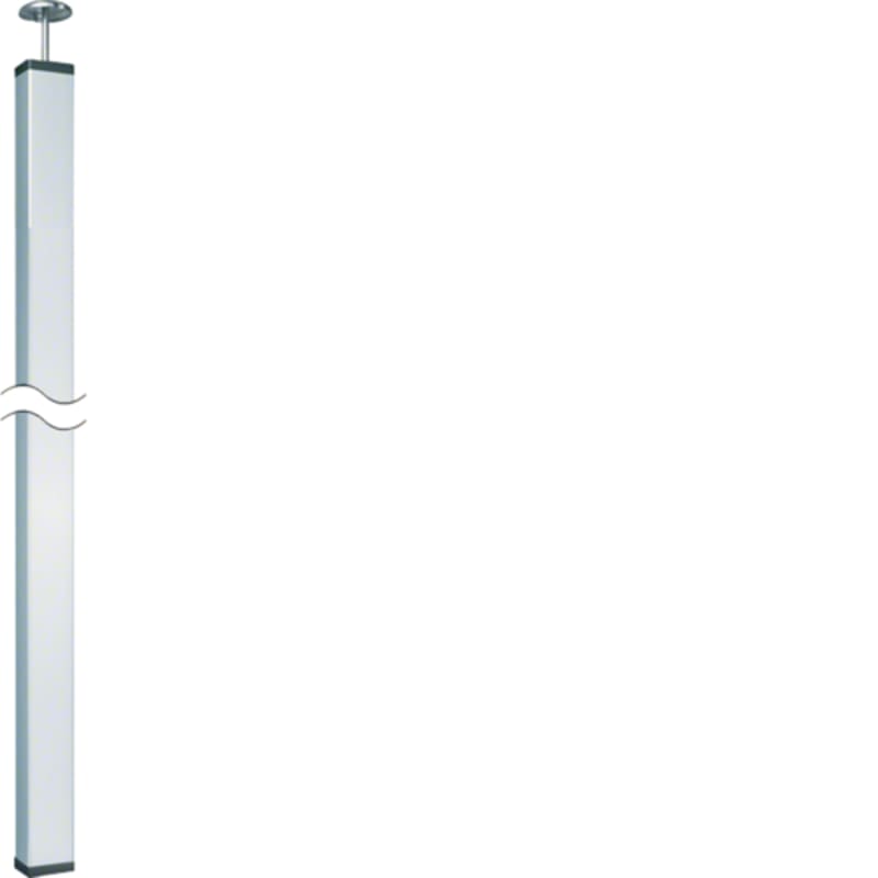 Utu Single-Sided Service Pole with Tension Mount, Ceiling Height 3.1-3.4 m, White (DAS8031009016)
