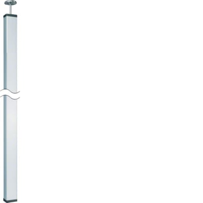 Utu Single-Sided Service Pole with Tension Mount, Ceiling Height 3.1-3.4 m, White