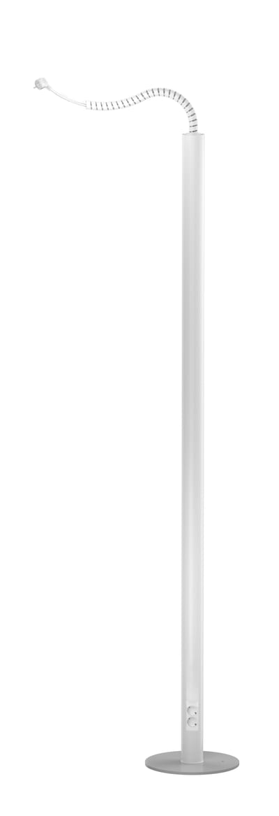 Hager Mobile White Branch Pole with 2 Sockets and 5 m Cable