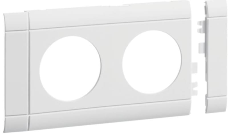 Tehalit GB080209016 2-way Socket Frame White RAL 9016 for BRP