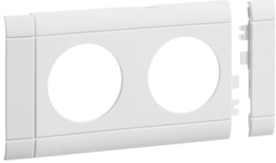 Tehalit GB080209016 2-way Socket Frame White RAL 9016 for BRP