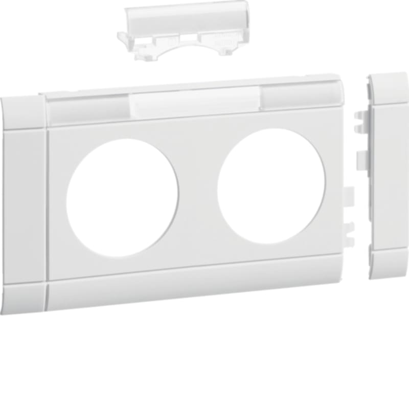 Frame with sign 2-V socket WHITE BRP (GB080219016)