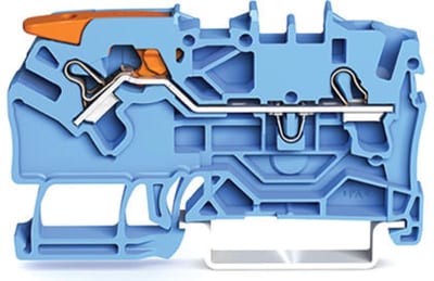 2-Conductor through terminal block, 2.5 mm², for DIN-rail 35 x 15 and 35 x 7.5 (2102-1204)
