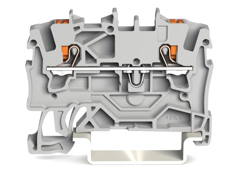 2-Conductor through terminal block, 1.5 mm², for DIN-rail 35 x 15 and 35 x 7.5 (2201-1201)