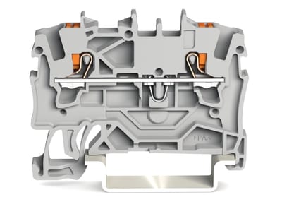 2-Conductor through terminal block, 1.5 mm², for DIN-rail 35 x 15 and 35 x 7.5 (2201-1201)