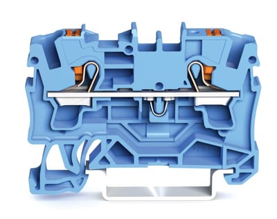2-Conductor through terminal block, 4 mm², for DIN-rail 35 x 15 and 35 x 7.5 (2204-1204)