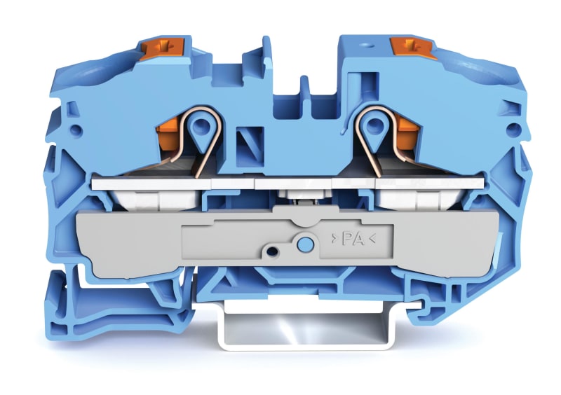 2-Conductor through terminal block, 16 mm², for DIN-rail 35 x 15 and 35 x 7.5 (2216-1204)