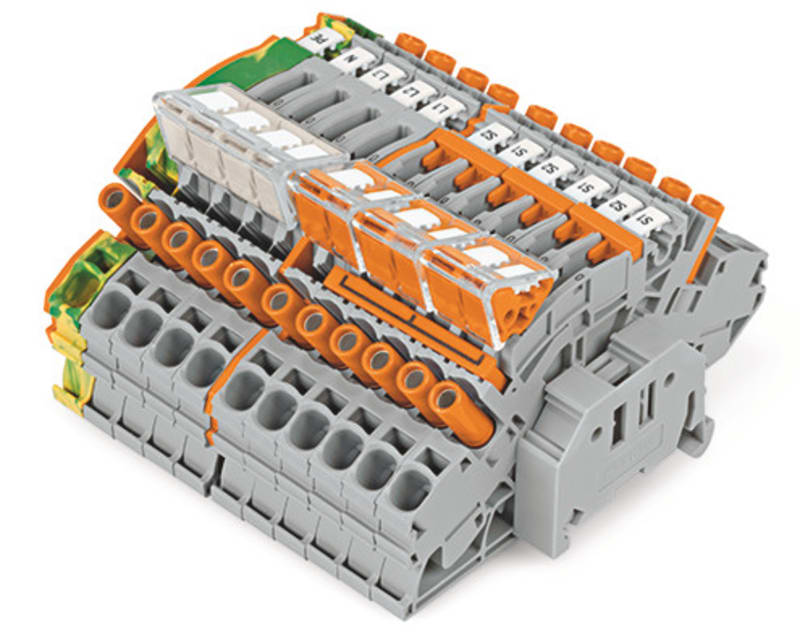 Compact terminal block; for current and voltage transformers; 6,00 mm²; multicoloured (2007-8873)