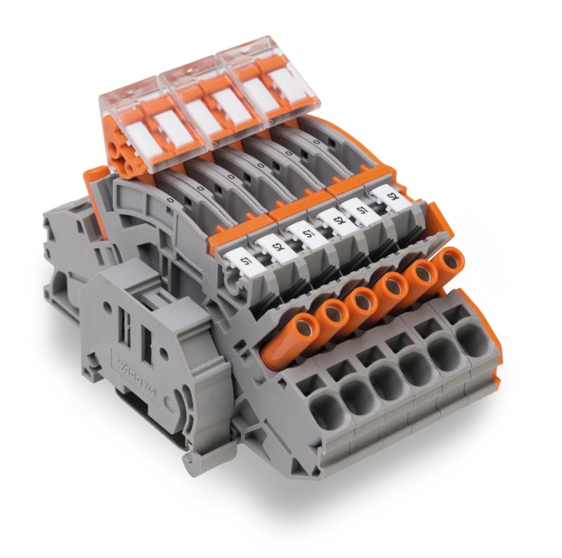 Compact terminal block; for current transformer circuit; 6,00 mm²; multicoloured (2007-8875)