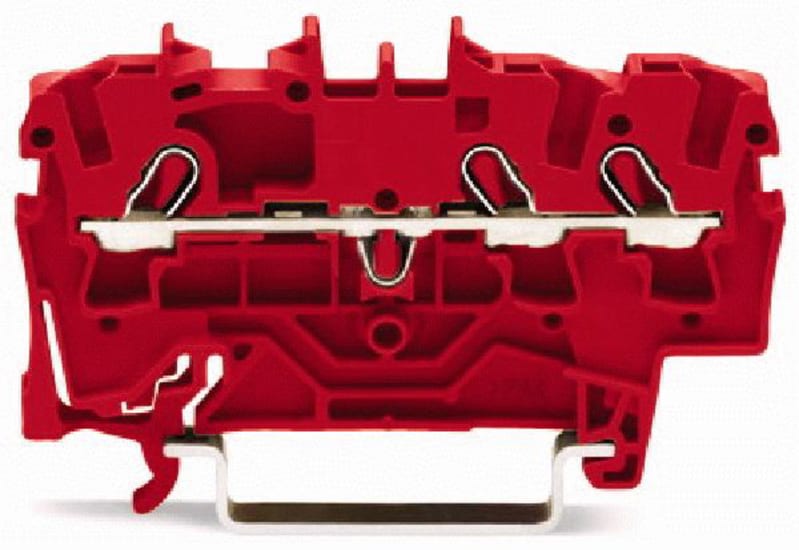 3-Conductor through terminal block, 2.5 mm², for DIN-rail 35 x 15 and 35 x 7.5 (2002-1303)