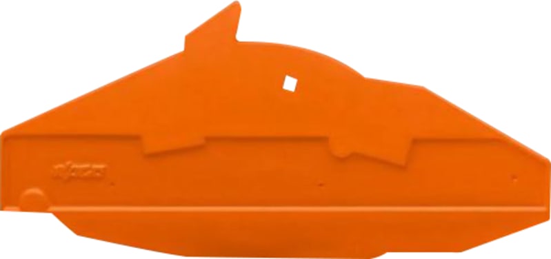 End and separator plate, for 2-Conductor longitudinal switching disconnect terminal block (282-360)