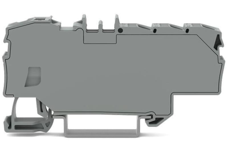 Distribution terminal block, 1 x 6 mm² / 6 x 1.5 mm², for DIN-rail 35 x 15 and 35 x 7.5 (2006-8031)