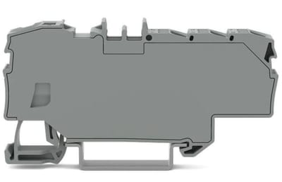 Distribution terminal block, 1 x 6 mm² / 6 x 1.5 mm², for DIN-rail 35 x 15 and 35 x 7.5 (2006-8031)