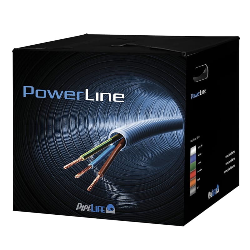 Powerline U/UTP Cat 6A - 16X100 blue (70023185)